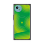 プレミアムスクエアケース with SnapMag［ CASEPLAY Winding Pattern - Green ］