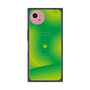 プレミアムスクエアケース with SnapMag［ CASEPLAY Winding Pattern - Green ］