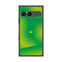 プレミアムスクエアケース with SnapMag［ CASEPLAY Winding Pattern - Green ］