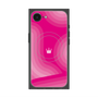 プレミアムスクエアケース with SnapMag［ CASEPLAY Winding Pattern - Pink ］