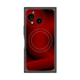 プレミアムスクエアケース with SnapMag［ CASEPLAY Winding Pattern - Red ］