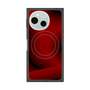 プレミアムスクエアケース with SnapMag［ CASEPLAY Winding Pattern - Red ］