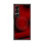 プレミアムスクエアケース with SnapMag［ CASEPLAY Winding Pattern - Red ］