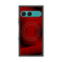 プレミアムスクエアケース with SnapMag［ CASEPLAY Winding Pattern - Red ］