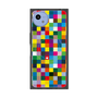 プレミアムスクエアケース with SnapMag［ CASEPLAY Rainbow Check ］