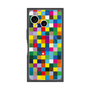 プレミアムスクエアケース with SnapMag［ CASEPLAY Rainbow Check ］