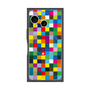 プレミアムスクエアケース with SnapMag［ CASEPLAY Rainbow Check ］