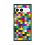 プレミアムスクエアケース with SnapMag［ CASEPLAY Rainbow Check ］
