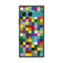 プレミアムスクエアケース with SnapMag［ CASEPLAY Rainbow Check ］