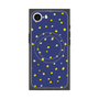 プレミアムスクエアケース with SnapMag［ Drawing Dot - Navy ］