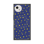 プレミアムスクエアケース with SnapMag［ Drawing Dot - Navy ］