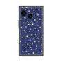 プレミアムスクエアケース with SnapMag［ Drawing Dot - Navy ］
