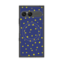 プレミアムスクエアケース with SnapMag［ Drawing Dot - Navy ］