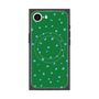 プレミアムスクエアケース with SnapMag［ Drawing Dot - Green ］