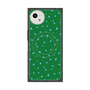 プレミアムスクエアケース with SnapMag［ Drawing Dot - Green ］