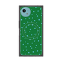プレミアムスクエアケース with SnapMag［ Drawing Dot - Green ］