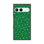 プレミアムスクエアケース with SnapMag［ Drawing Dot - Green ］