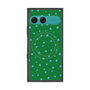 プレミアムスクエアケース with SnapMag［ Drawing Dot - Green ］