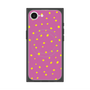 プレミアムスクエアケース with SnapMag［ Drawing Dot - Pink ］