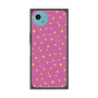 プレミアムスクエアケース with SnapMag［ Drawing Dot - Pink ］