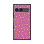 プレミアムスクエアケース with SnapMag［ Drawing Dot - Pink ］