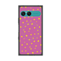プレミアムスクエアケース with SnapMag［ Drawing Dot - Pink ］