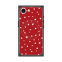 プレミアムスクエアケース with SnapMag［ Drawing Dot - Red ］
