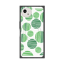 プレミアムスクエアケース with SnapMag［ Nordic Dot - Green ］