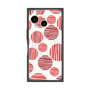 プレミアムスクエアケース with SnapMag［ Nordic Dot - Red ］