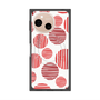 プレミアムスクエアケース with SnapMag［ Nordic Dot - Red ］