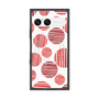 プレミアムスクエアケース with SnapMag［ Nordic Dot - Red ］