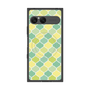 プレミアムスクエアケース with SnapMag［ Moroccan1 color - Green ］