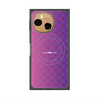 プレミアムスクエアケース with SnapMag［ CASEPLAY Check - Purple ］