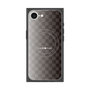 プレミアムスクエアケース with SnapMag［ CASEPLAY Check - Black ］