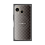 プレミアムスクエアケース with SnapMag［ CASEPLAY Check - Black ］