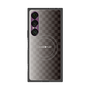プレミアムスクエアケース with SnapMag［ CASEPLAY Check - Black ］
