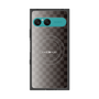 プレミアムスクエアケース with SnapMag［ CASEPLAY Check - Black ］