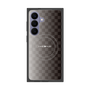プレミアムスクエアケース with SnapMag［ CASEPLAY Check - Black ］