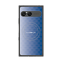 プレミアムスクエアケース with SnapMag［ CASEPLAY Check - Blue ］