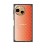 プレミアムスクエアケース with SnapMag［ CASEPLAY Check - Orange ］