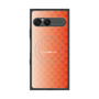 プレミアムスクエアケース with SnapMag［ CASEPLAY Check - Orange ］