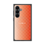 プレミアムスクエアケース with SnapMag［ CASEPLAY Check - Orange ］