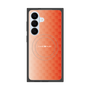 プレミアムスクエアケース with SnapMag［ CASEPLAY Check - Orange ］