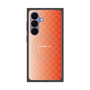 プレミアムスクエアケース with SnapMag［ CASEPLAY Check - Orange ］