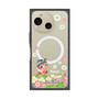 プレミアムスクエアケース with SnapMag［ 昆虫物語 みなしごハッチ - 花 ］