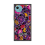 プレミアムスクエアケース with SnapMag［ ANNA SUI - ガーデンフワラー - マゼンタ ］