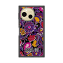 プレミアムスクエアケース with SnapMag［ ANNA SUI - ガーデンフワラー - マゼンタ ］