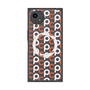 プレミアムスクエアケース with SnapMag［ オリジナル - CASEPLAYイニシャル総柄 - オレンジ ］