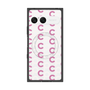 プレミアムスクエアケース with SnapMag［ オリジナル - CASEPLAYイニシャル総柄 - ピンク ］