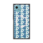プレミアムスクエアケース with SnapMag［ オリジナル - CASEPLAYイニシャル総柄 - ネイビー ］